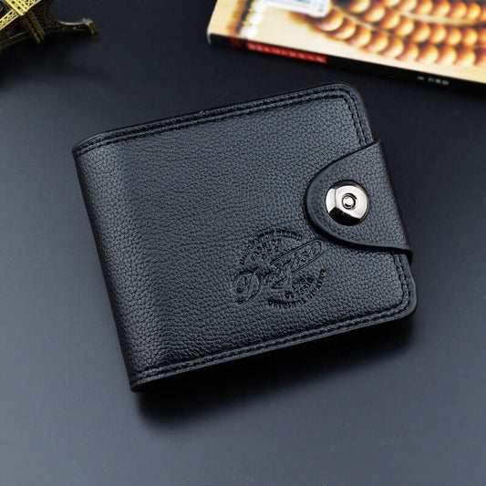 European And American Magnetic Buckle Multi card Wallet