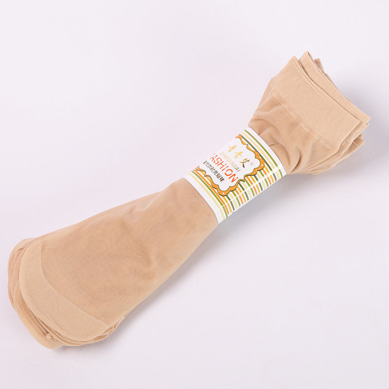Stockings Core-Spun Silk Velvet Ladies Short Silk Socks