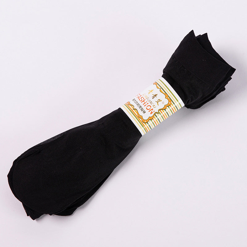 Stockings Core-Spun Silk Velvet Ladies Short Silk Socks