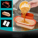 Kitchen Sink Drain Basket Kitchen Waste Wet Garbage Residue Filter Net Sink Rack