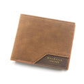 Men's Wallet With Bronzing Printed Hinge