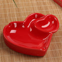 Red Heart Ashtray Creative Ceramic Handicraft Ornaments