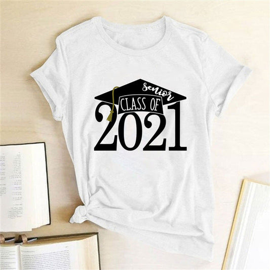 Premium Printed Funny Lady T-shirt Round Neck Short Sleeve Ladies Top T-Shirt Ladies 5J0V