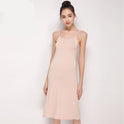 Women's Summer Mid Length Modal Suspender Dress