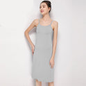 Women's Summer Mid Length Modal Suspender Dress
