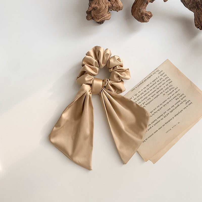 Vintage Streamer Satin Hair Tie Head Rope