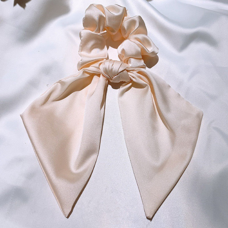 Vintage Streamer Satin Hair Tie Head Rope