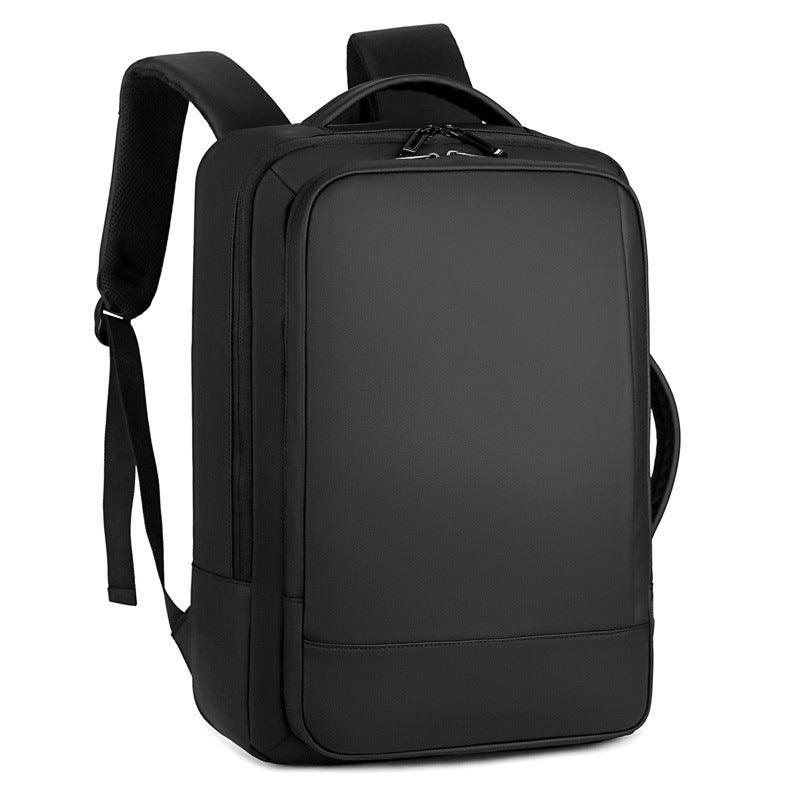 Large Capacity Expandable Neutral No Logo Backpack Multifunctional Waterproof Breathable Business Men''s Computer Backpack