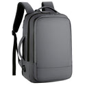 Large Capacity Expandable Neutral No Logo Backpack Multifunctional Waterproof Breathable Business Men''s Computer Backpack