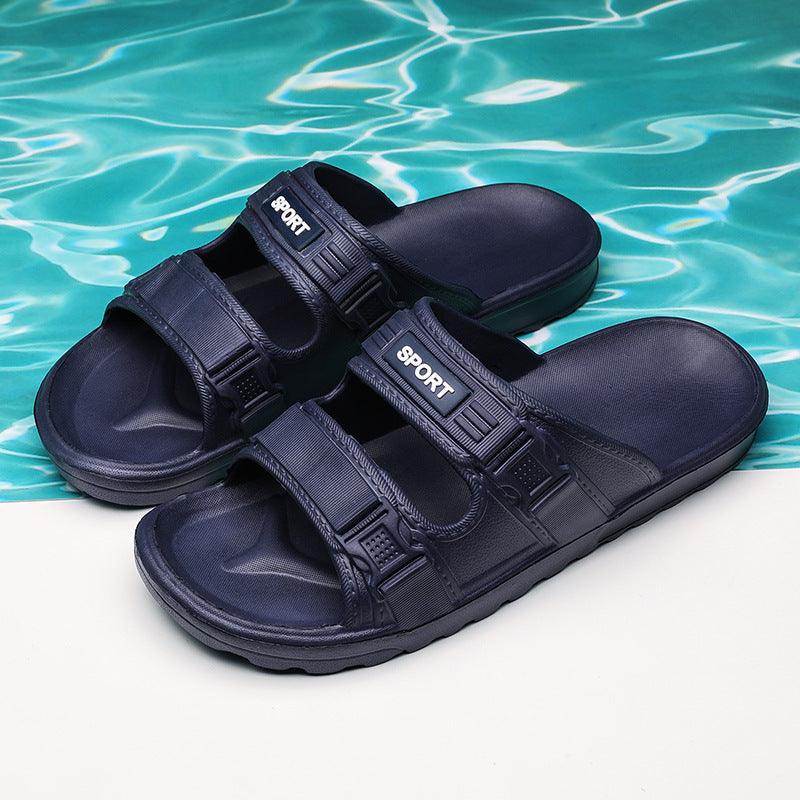 Men's Slippers Waterproof Non Slip Bathroom Bath Household Flip Flops