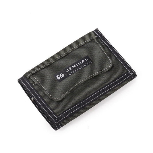 Casual Short Canvas Denim Unisex Men's Wallet