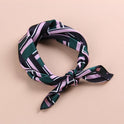 New Fashion Wholesale Simple Contrast Color Wild Small Silk Scarf Scarves