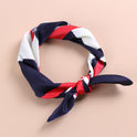 New Fashion Wholesale Simple Contrast Color Wild Small Silk Scarf Scarves
