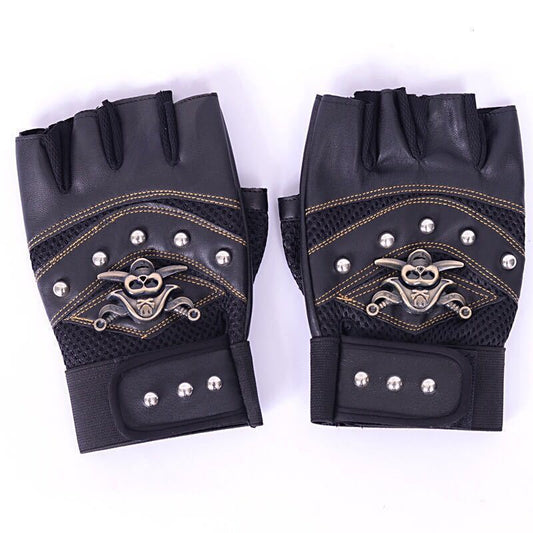 Hip hop Break Dancing Sport Riding Skull Gloves