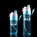 Sports Water Plastic Bottle Outdoor Creative Mist Spray with Leak Proof Portable Drinking Cup