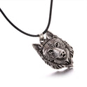 Wolf Head Necklace Animal Power