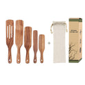 Acacia Teak Spatula Cooking kitchen Utensil Set Wooden Spurtles