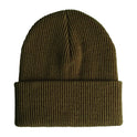 Pure Color Light Board Adult Knitted Hat With Warmth Hip-Hop Hat