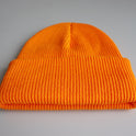 Pure Color Light Board Adult Knitted Hat With Warmth Hip-Hop Hat