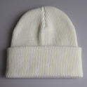 Pure Color Light Board Adult Knitted Hat With Warmth Hip-Hop Hat