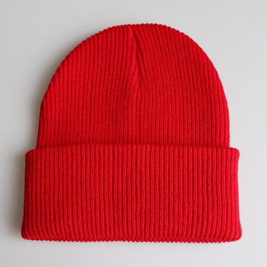 Pure Color Light Board Adult Knitted Hat With Warmth Hip-Hop Hat