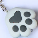 Autumn And Winter Cat Paw Keychain Ring Chain Bell Pendant Vocal Light Emitting Gift Creative Mobile Phone Shell Car Interior Accessories