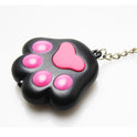 Autumn And Winter Cat Paw Keychain Ring Chain Bell Pendant Vocal Light Emitting Gift Creative Mobile Phone Shell Car Interior Accessories