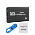 Hdmi Video Capture Card Capture Card 4K Screen Recording Usb3.0 1080P 60Fps Game Capture