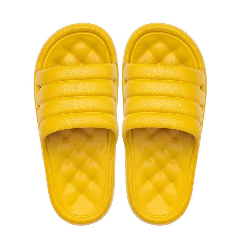 Solid Color Thick-Soled Non-Slip Sandals And Slippers For Men And Women