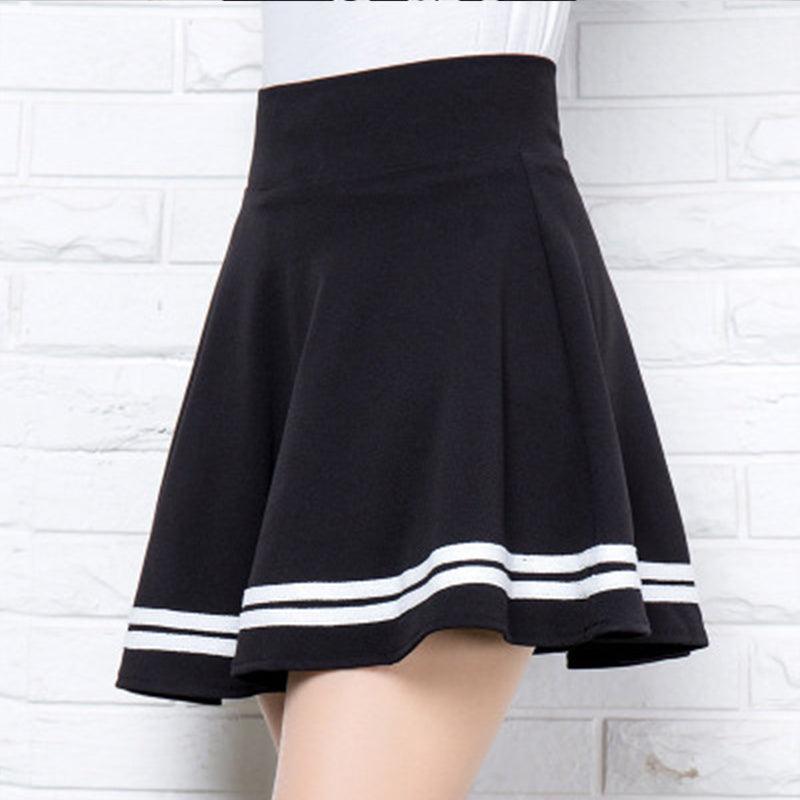 The New High-Waisted Half-Length Student Skirt, Female College Windproof, Sweet And Fluffy Pleated Skirt, A-Line Skirt