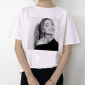 Ariana Grande T Shirt Women 7 Rings Fashion Harajuku T-shirt