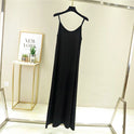 Sling Skirt Is Thin, Bottoming Skirt, Women'S Round Neck Long Skirt, Sleeveless Dress, Large Size Mid-Length, Inner Petticoat