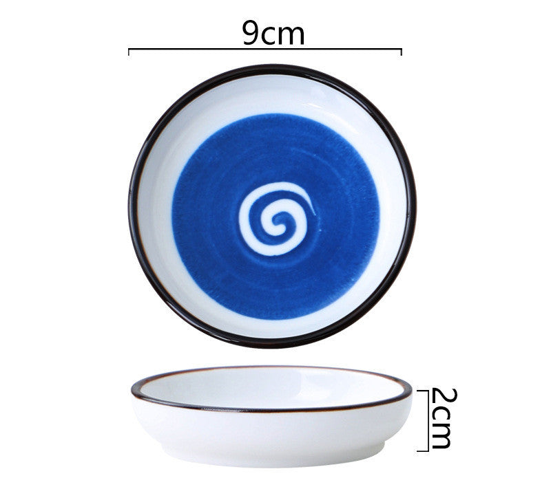 Ceramic Small Dish, Creative Seasoning Dish, Vinegar Dish, Soy Sauce Dish, Household Flavor Dish, Dipping Sauce Small Dish