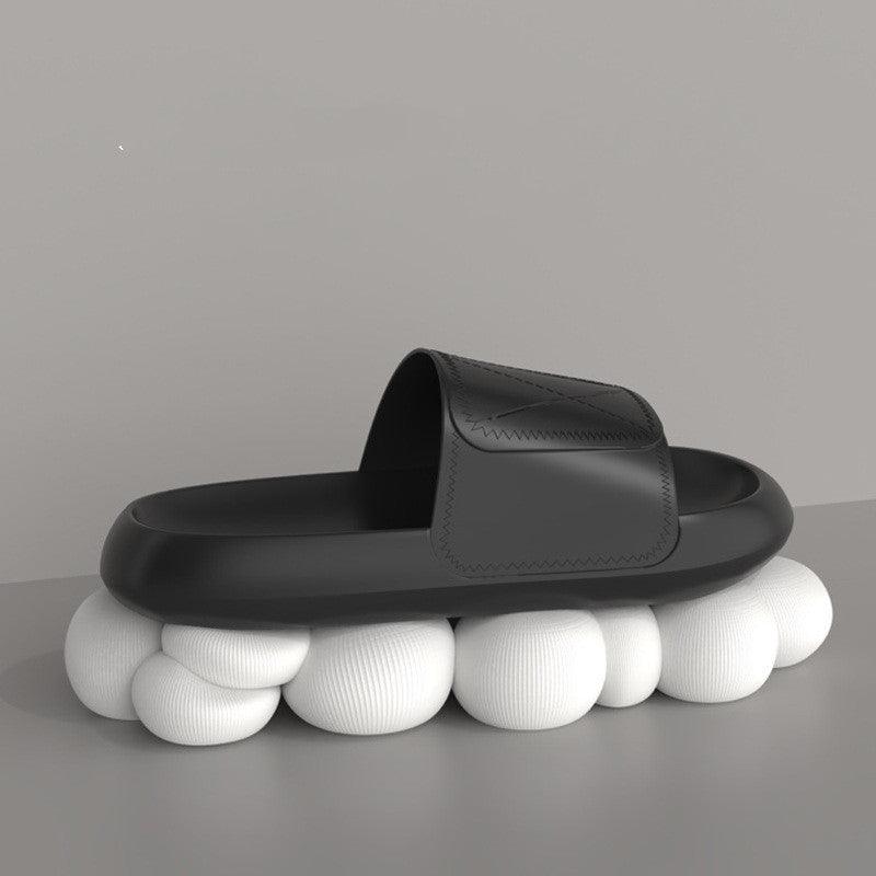 Slipper Female Summer Indoor Home Thickened Bottom Anti Slip Net Red Couple Bath Bathroom Home Cool Slipper Male