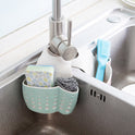 Sink Plastic Hanging Bag Kitchen Sink Storage Hanging Basket Sponge Drainage Rack Shelves