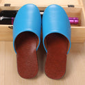 Custom  Haining Leather Slippers Men''S And Women''S Baotou Home Floor In Spring And Winter