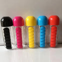 Direct Selling Two-In-One Water Cup Pill Box 7-Day Pill Box 7 Grids Outdoor Easy To Carry Water Bottle One Week With Pill Box Cup