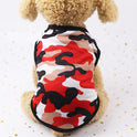 Printed Mesh Camouflage Cartoon Vest Multi-color Optional Color Dog Vest