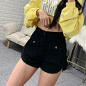 Korean Style High Waist Slim Wide Leg Loose Shorts Hot Pants