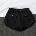 Korean Style High Waist Slim Wide Leg Loose Shorts Hot Pants