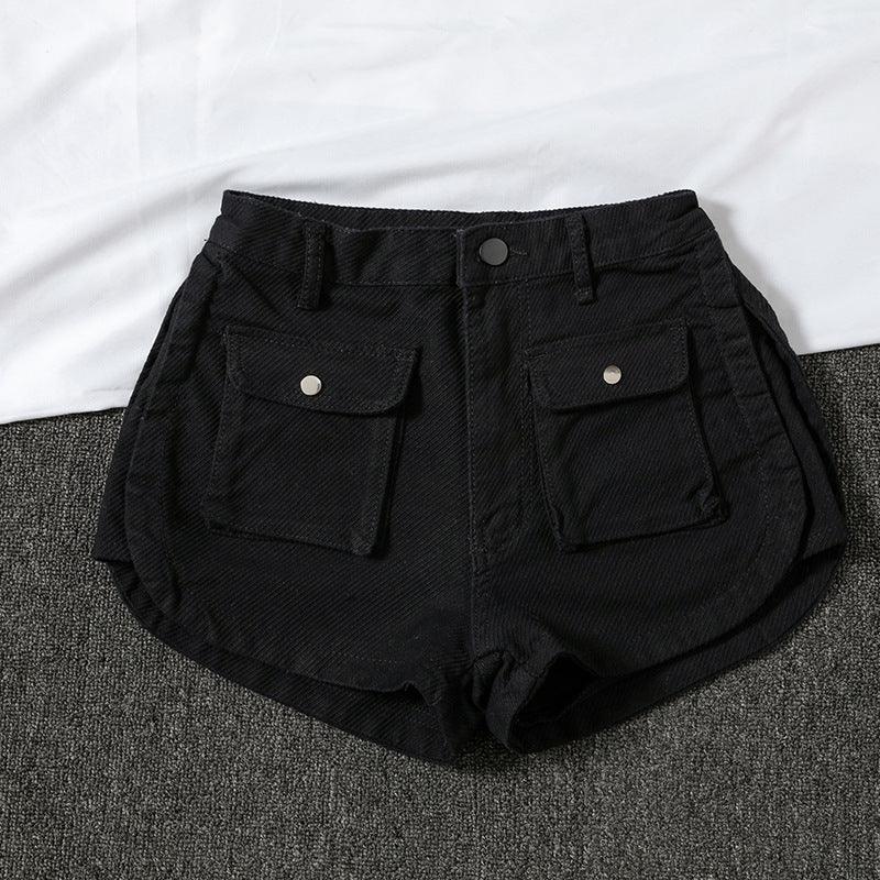 Korean Style High Waist Slim Wide Leg Loose Shorts Hot Pants