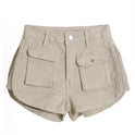 Korean Style High Waist Slim Wide Leg Loose Shorts Hot Pants