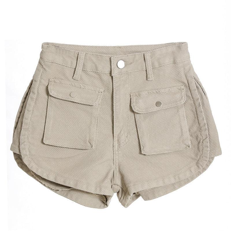 Korean Style High Waist Slim Wide Leg Loose Shorts Hot Pants