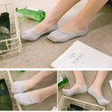 Women's Solid Color Socks Low Cut Shallow Mouth Leisure Boat Socks