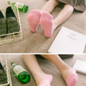 Women's Solid Color Socks Low Cut Shallow Mouth Leisure Boat Socks