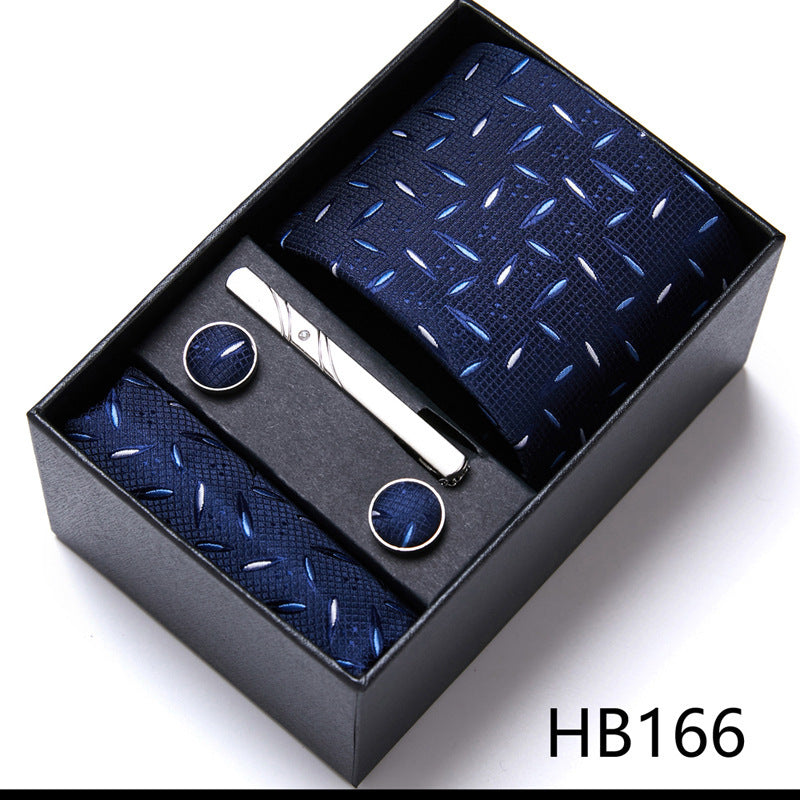 Men'S Tie Six-Piece Suit Gift Box Group Tie Business Formal Wedding Tie