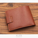 Men's Short Business Classic Multi-Card Pocket Wallet Leather Wallet