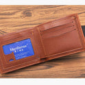 Men's Short Business Classic Multi-Card Pocket Wallet Leather Wallet