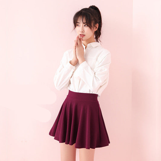 Women'S Short Skirt Summer Cotton Skirt Korean Sun Skirt A Group