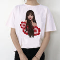 American Female Singer Print Short Sleeve